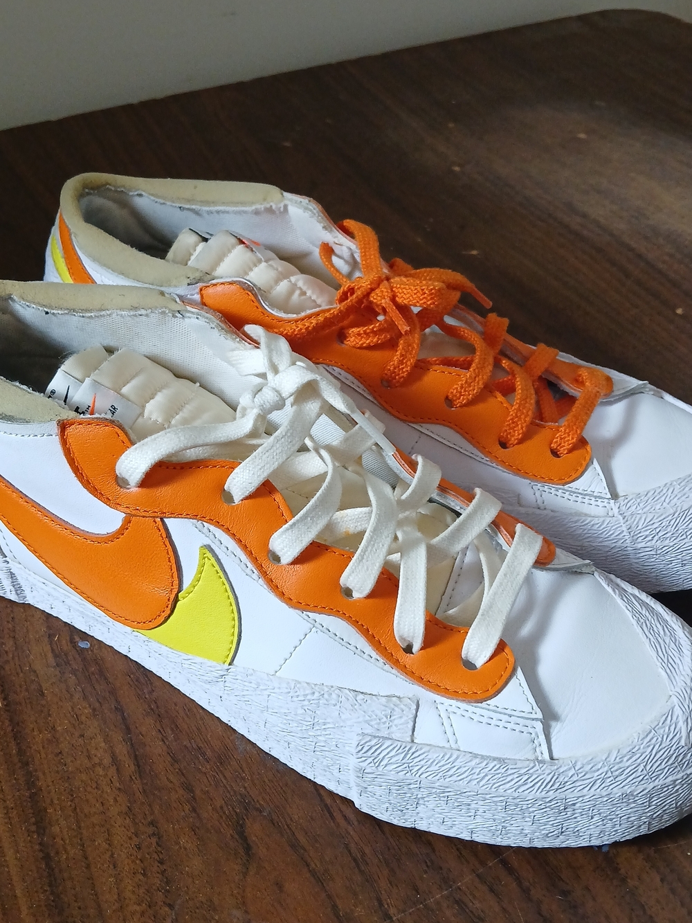 Nike Blazer Low Magma Orange Mens 13, Light Staining